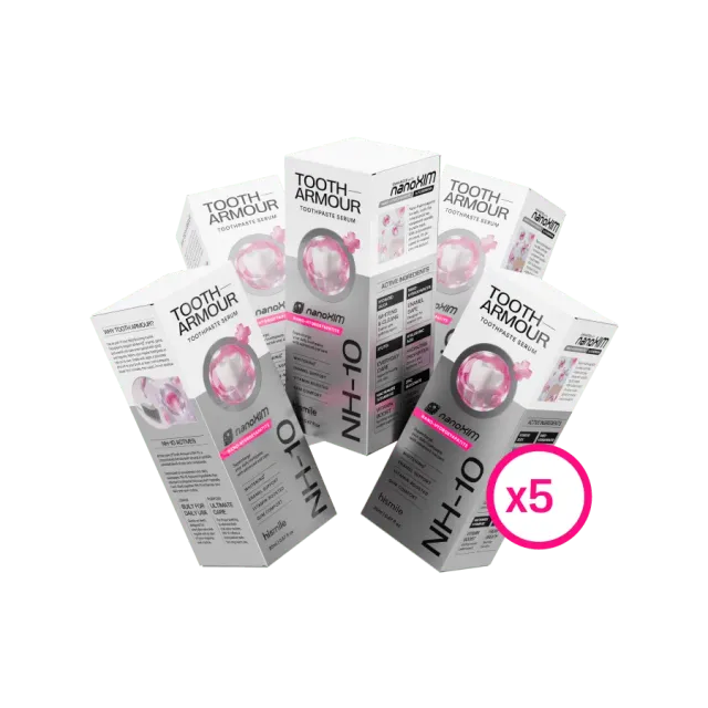 Hismile Tooth Armour siero dentifricio 5 pezzi nano-idrossiapatite