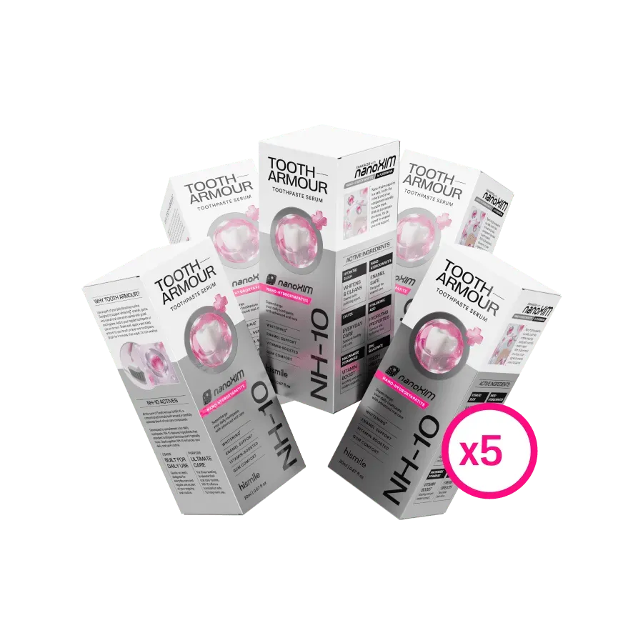 Hismile Tooth Armour siero dentifricio 5 pezzi nano-idrossiapatite