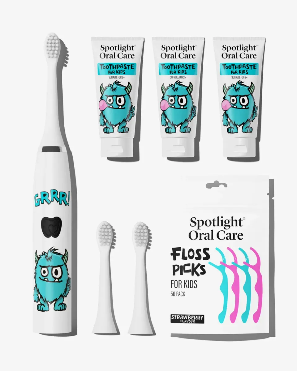 Spotlight Oral Care Monster Kids Bundle kit bambini mostri