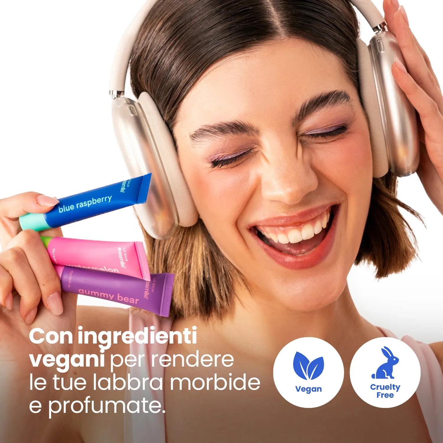 eSmile Lip Balm balsamo labbra idratante 3 pezzi fruttato