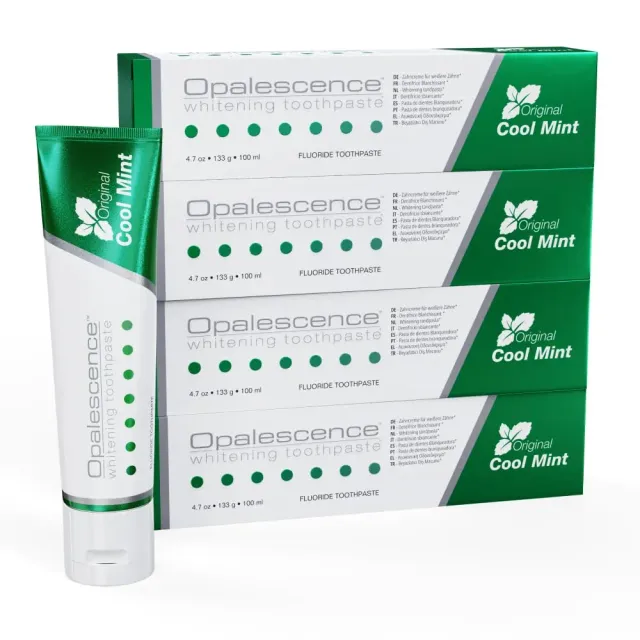 Opalescence Original Dentifricio Menta 4x100 ml per Macchie Superficiali