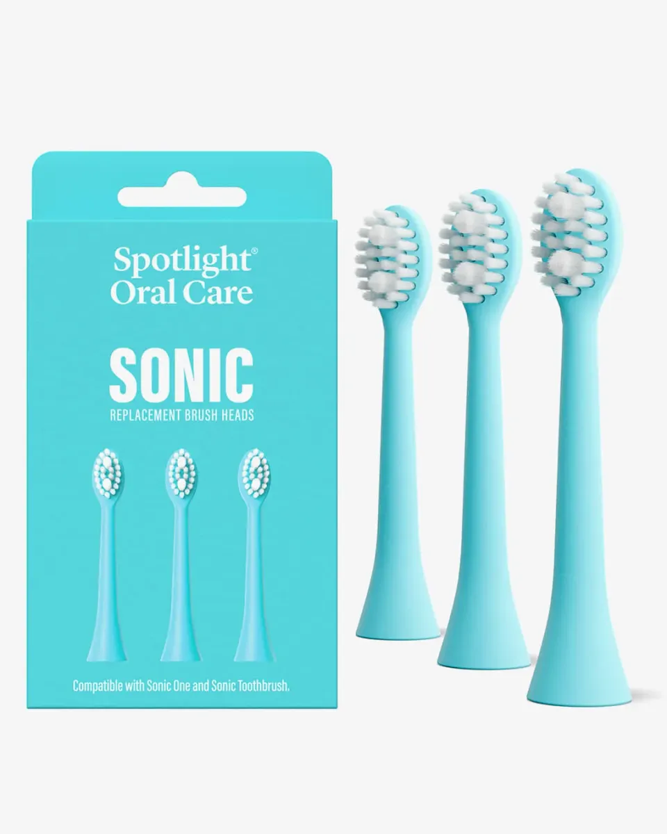 Spotlight Sonic testine ricambio blu setole morbide