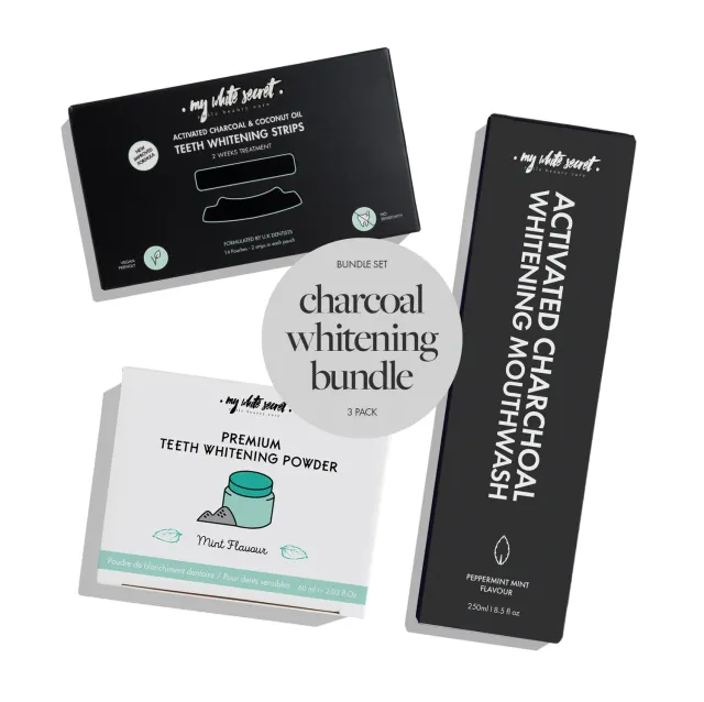 My White Secret Charcoal kit sbiancante carbone