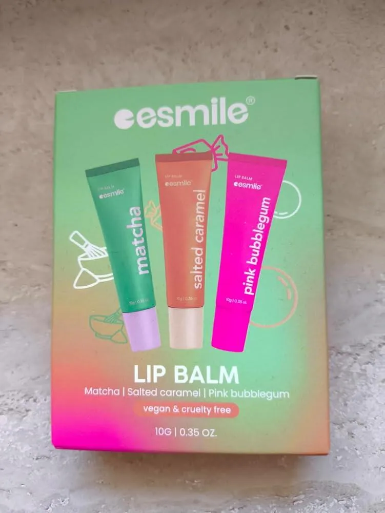 eSmile Lip Balm balsamo labbra idratante 3 pezzi fruttato
