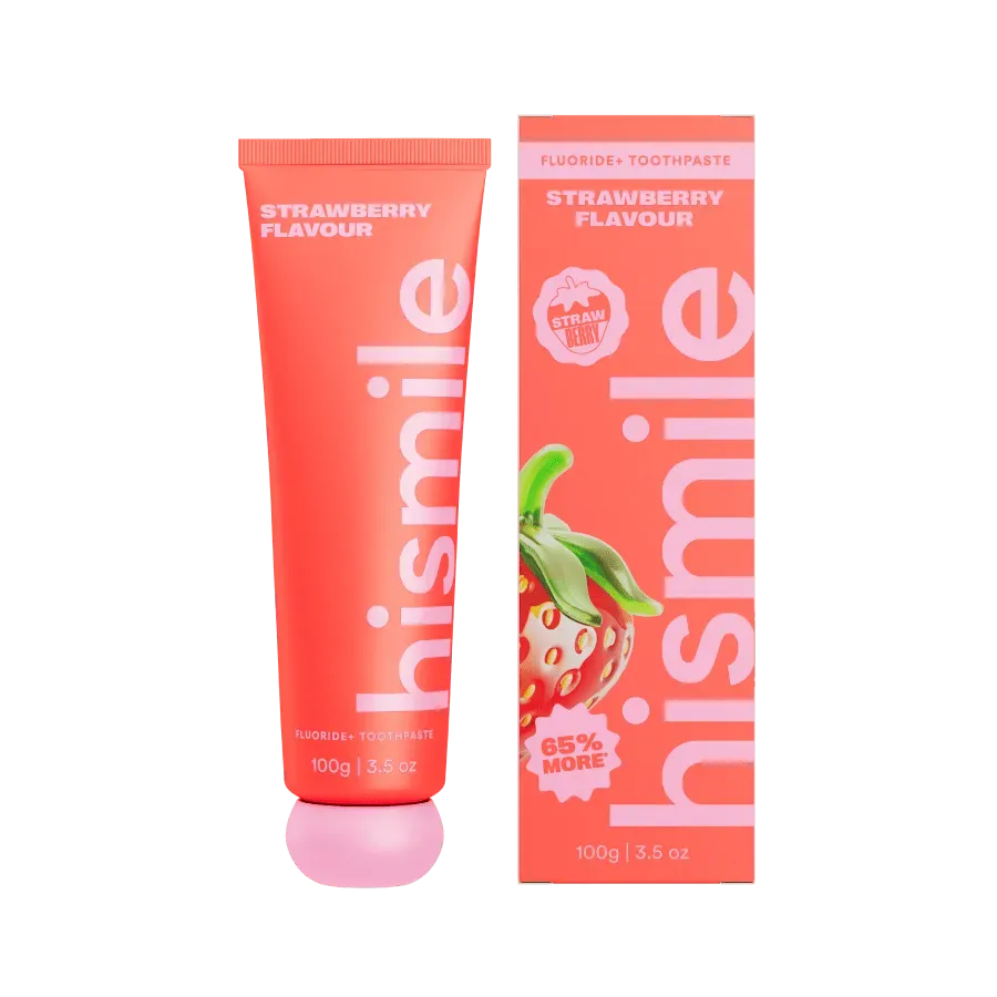 Hismile Dentifricio Fragola Fluoride+ Gusto Dolce Fresco
