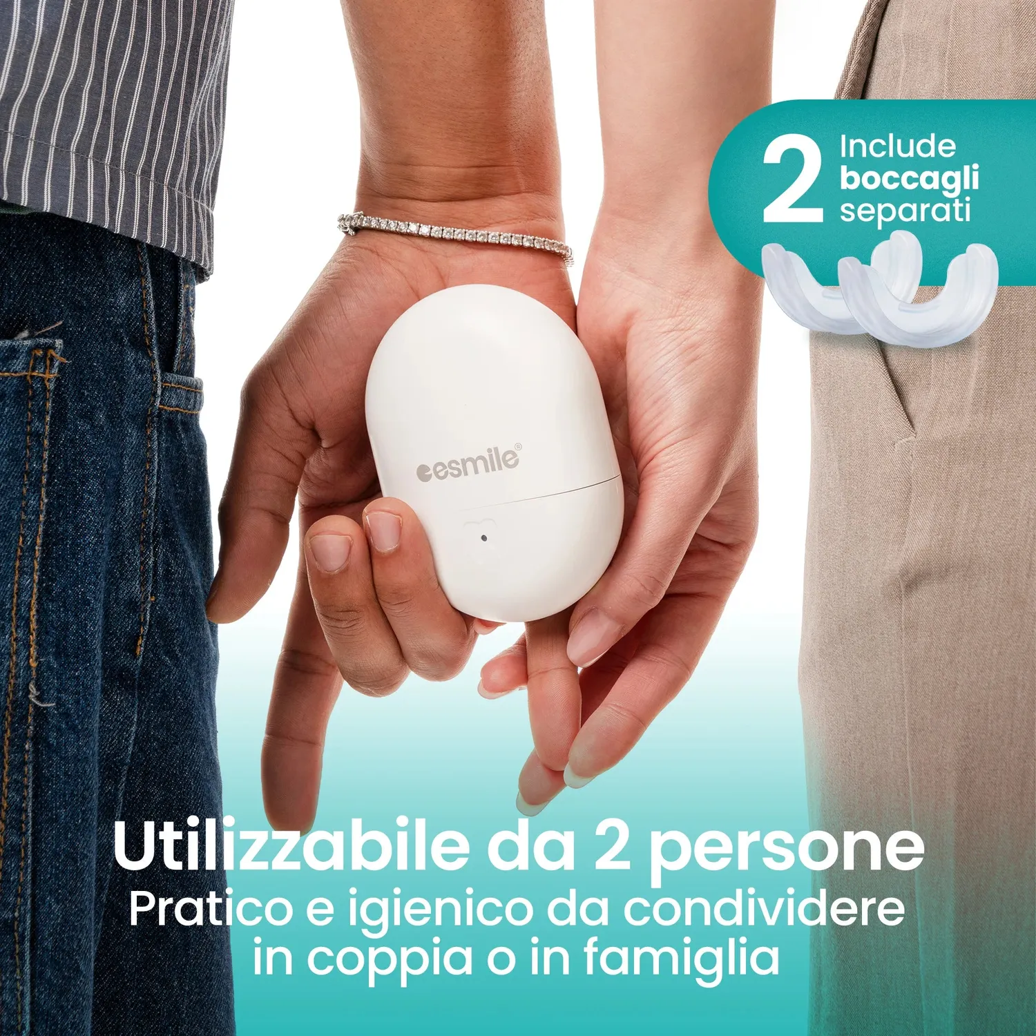 esmile Aura Pro Kit Sbiancante LED 32 Luci PAP senza perossido