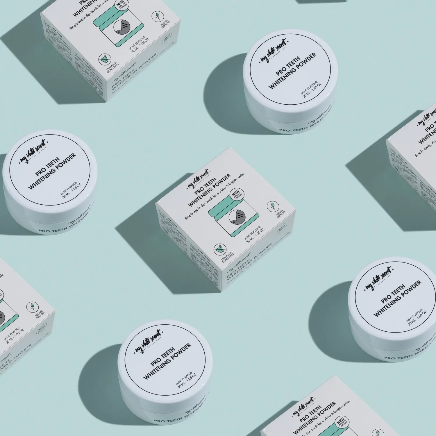 My White Secret Polvere Sbiancante Denti Pro carbone attivo