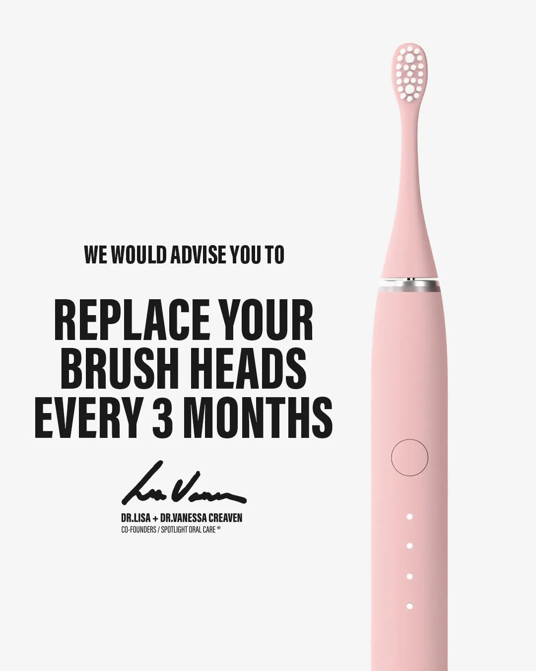 Spotlight Oral Care Sonic Pro testine ricambio rosa sbiancanti