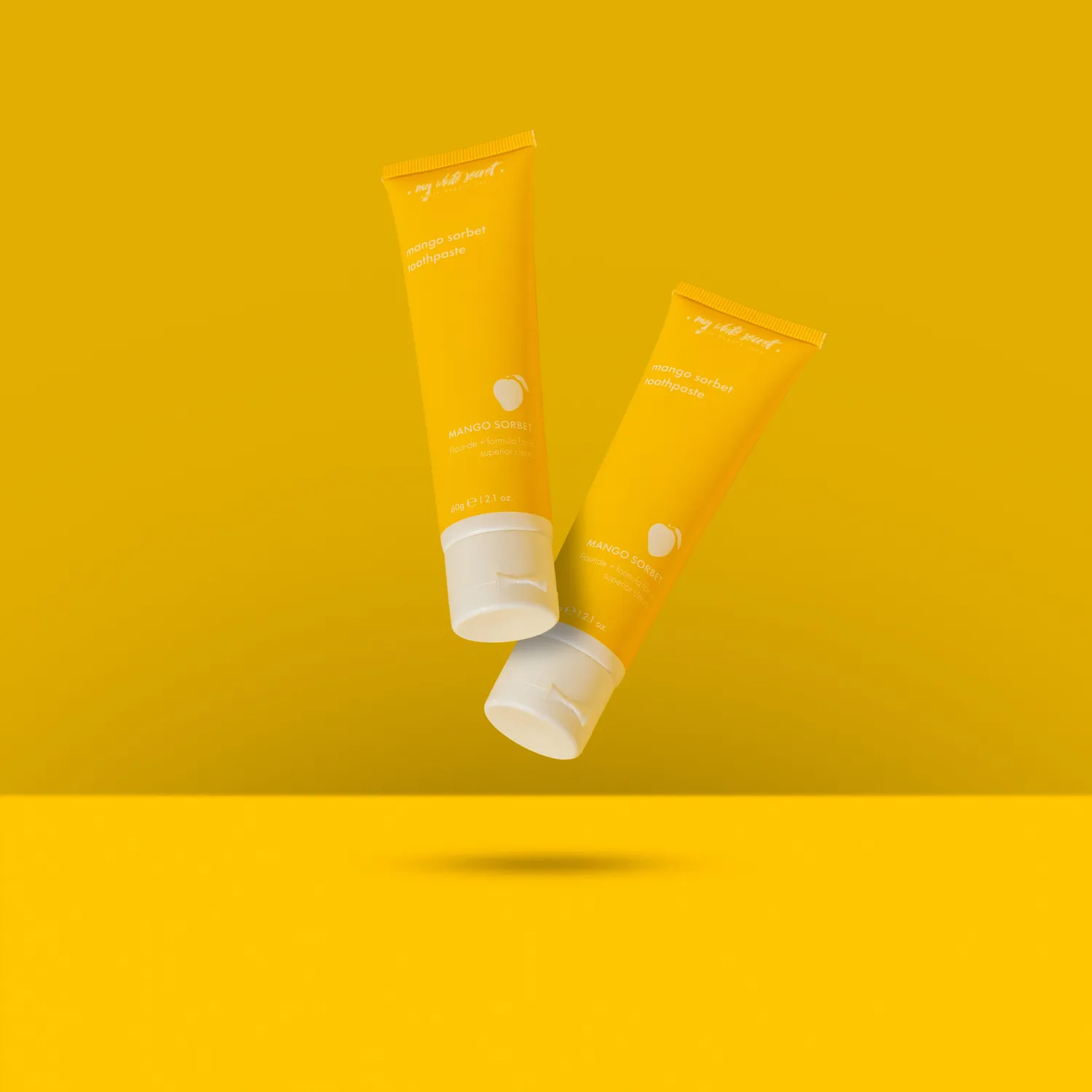 My White Secret Mango Sorbet Toothpaste dentifricio mango