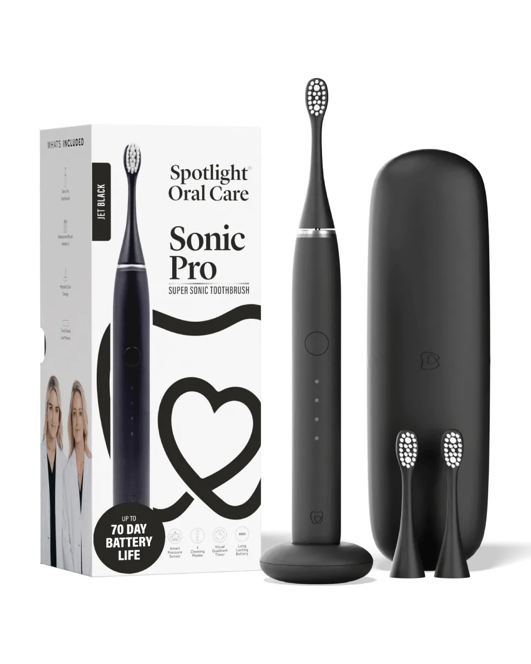 Spotlight Oral Care Advanced Spotlight Bundle kit nero jet sbiancante