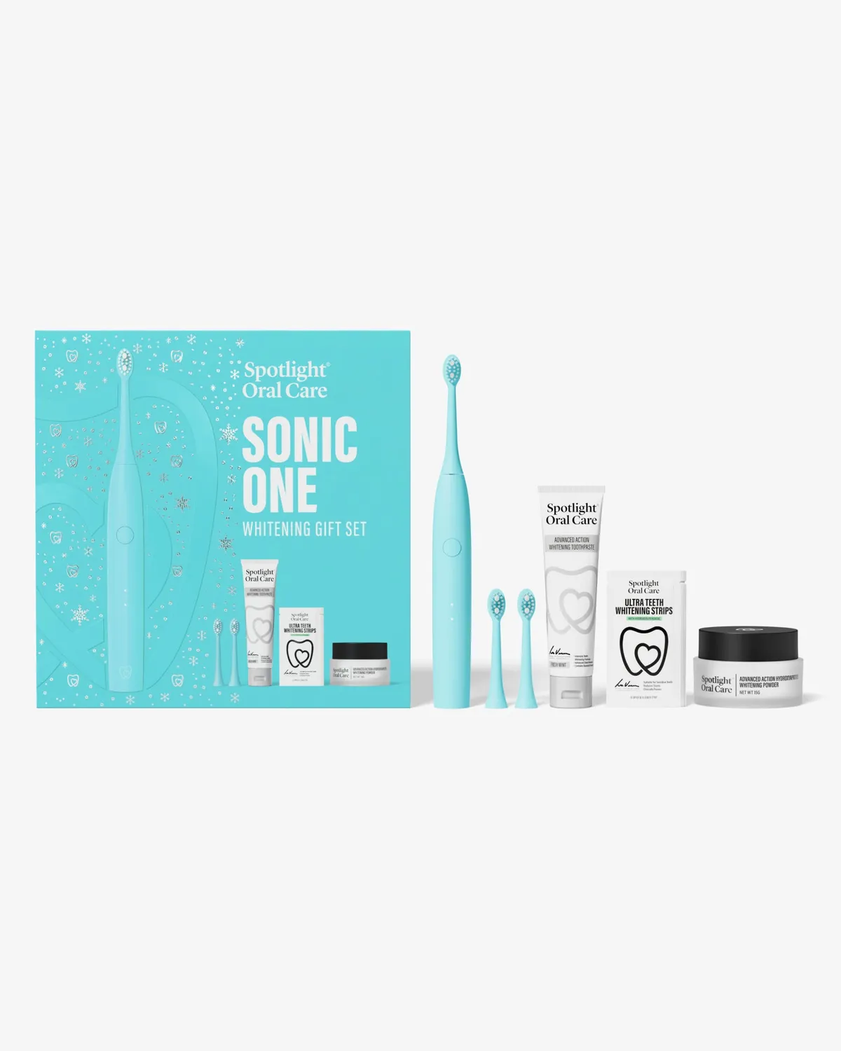 Spotlight Sonic One set regalo blu sbiancante 4 pezzi