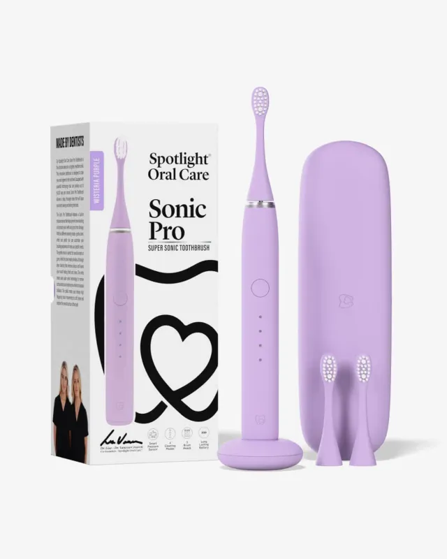 Spotlight Sonic Pro spazzolino elettrico viola wisteria per smalto sensibile