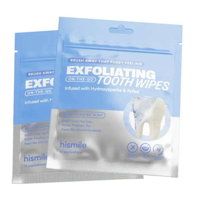 Hismile Tooth Wipes salviette denti esfolianti value pack