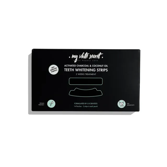 My White Secret Charcoal Coconut strisce carbone cocco 14gg