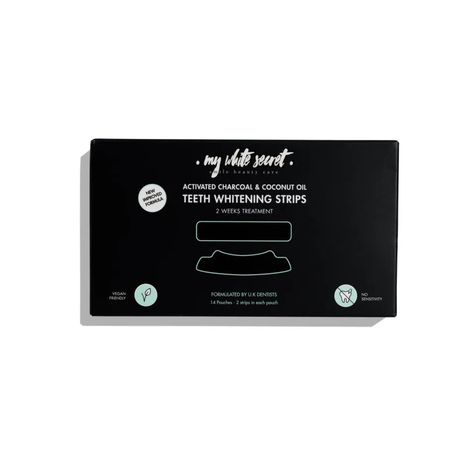 My White Secret Charcoal Coconut strisce carbone cocco 14gg