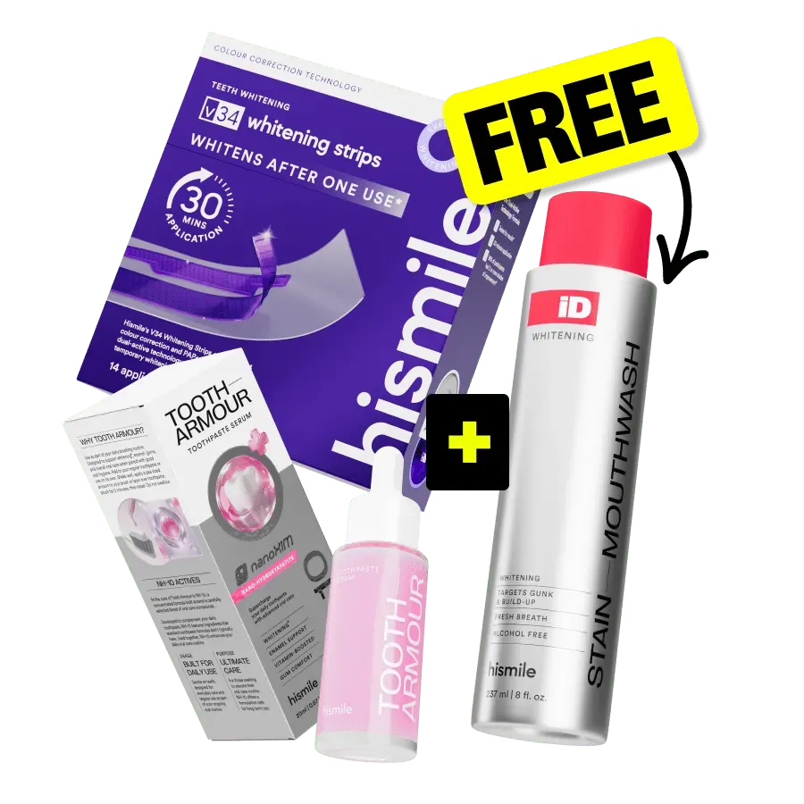 Hismile Affordable Whitening Set kit sbiancante 3 pezzi V34