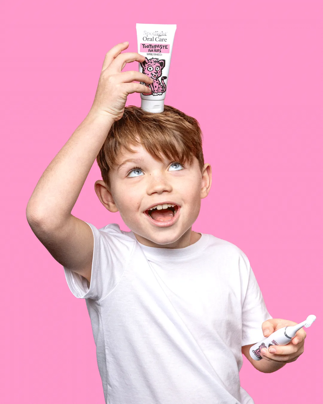 Spotlight Kids Cheetah dentifricio bambini x3 fragola