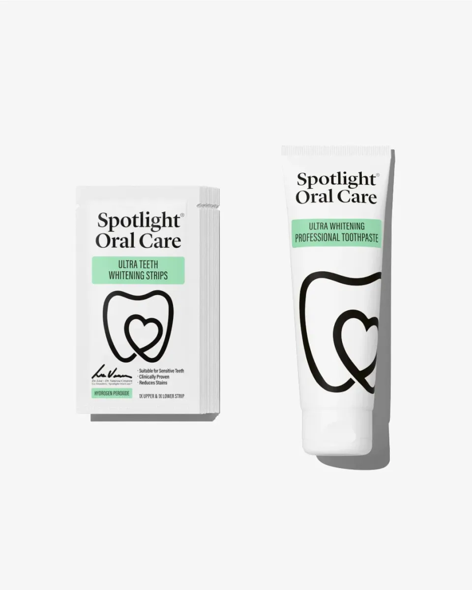Spotlight Oral Care Ultra Strisce sbiancanti 14 giorni + dentifricio 75ml PAP
