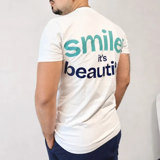 esmile Smile It's Beautiful t-shirt cotone unisex