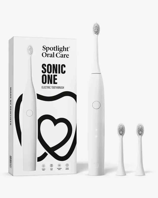 Spotlight Sonic One spazzolino elettrico bianco quotidiano