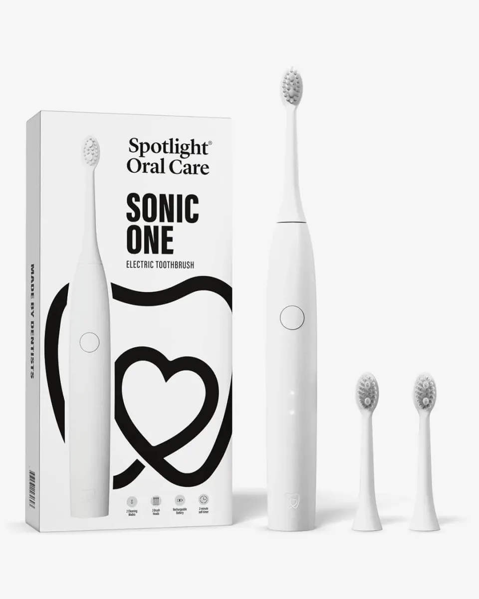 Spotlight Sonic One spazzolino elettrico bianco quotidiano