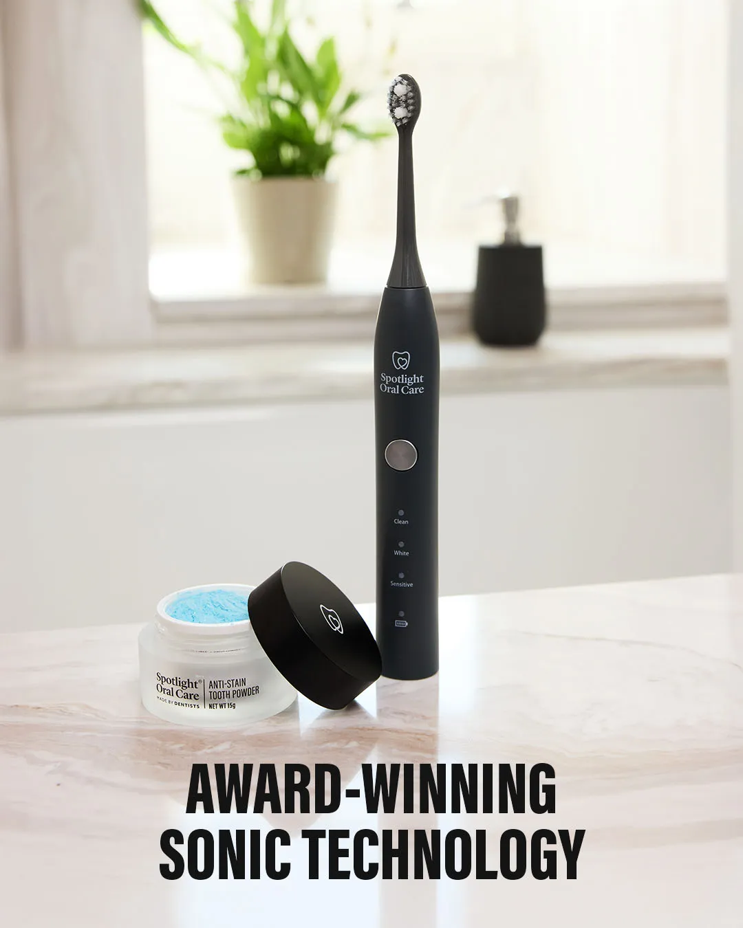 Spotlight Oral Care Sonic testine ricambio grigio grafite