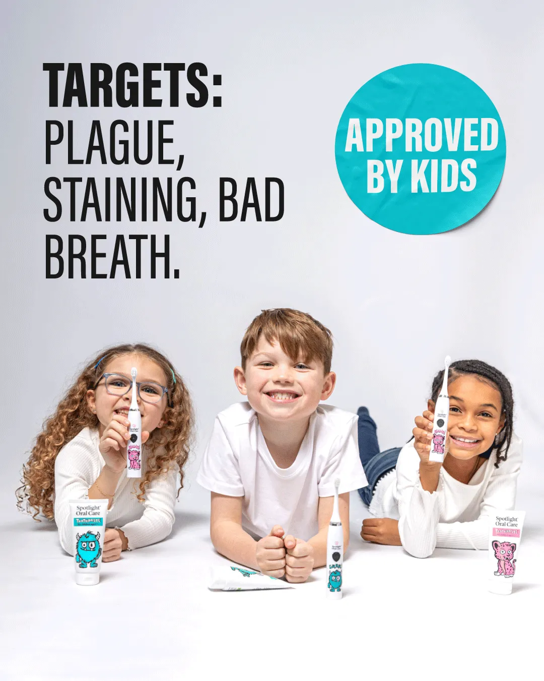 Spotlight Kids Monster spazzolino elettrico bambini