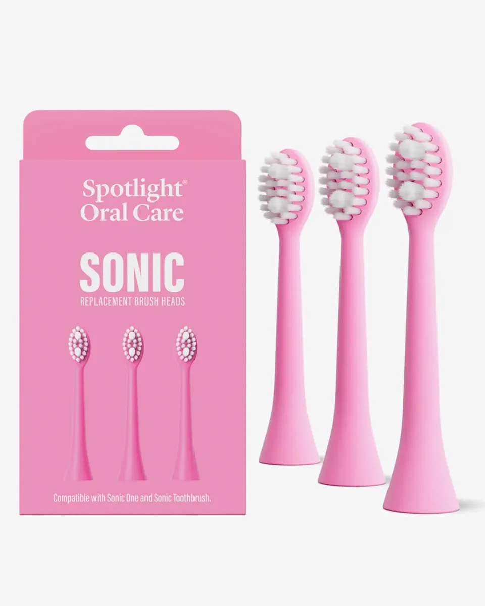 Spotlight Oral Care Sonic testine ricambio rosa
