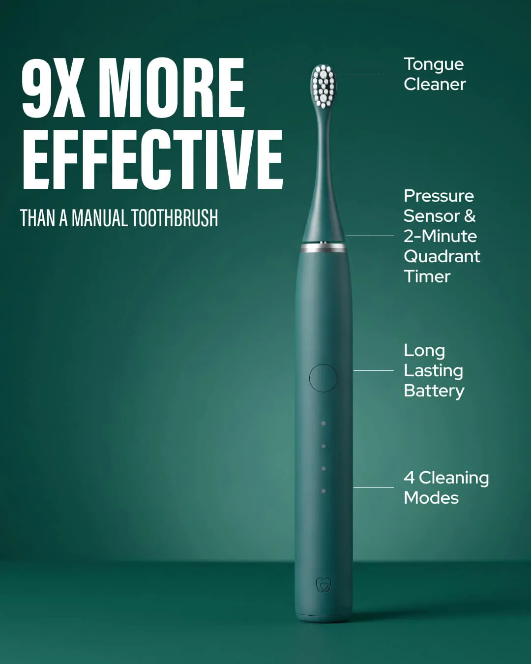 Spotlight Oral Care Sonic Pro spazzolino verde smeraldo sonico