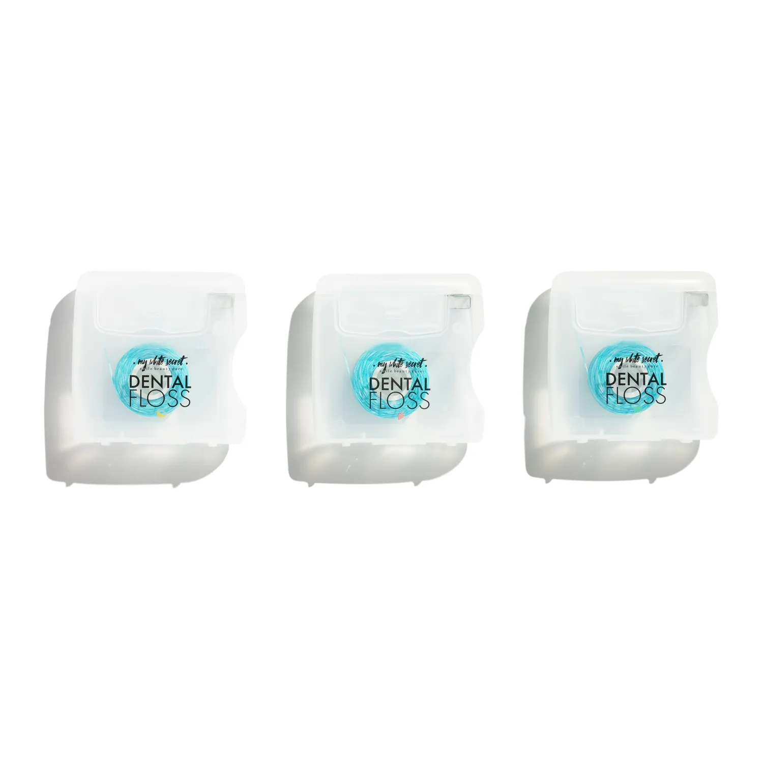 My White Secret filo interdentale 3 pezzi 3 gusti aromatizzato