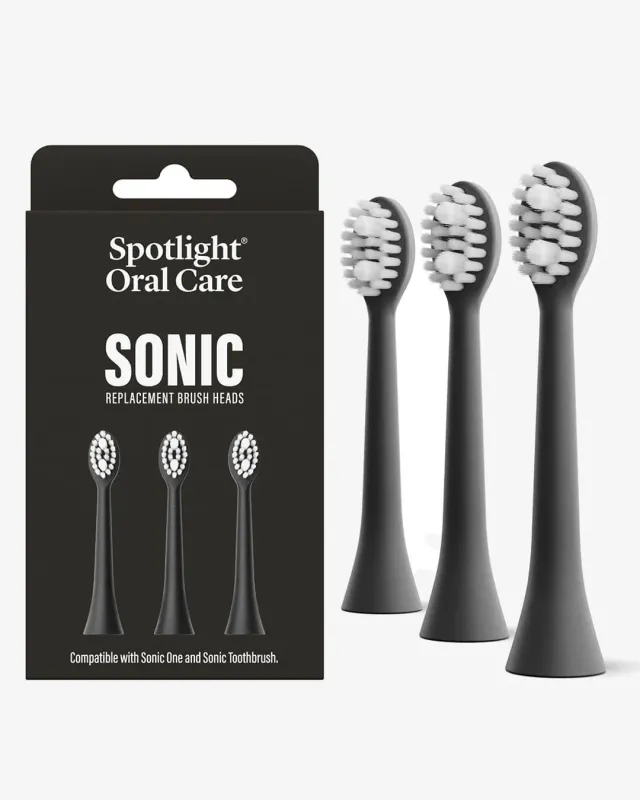 Spotlight Oral Care Sonic testine ricambio nere