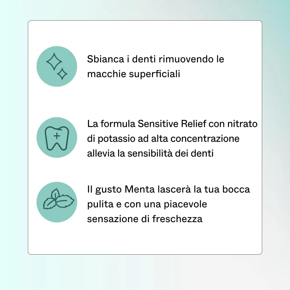 Opalescence Sensitivity Relief dentifricio menta 3x100 ml comfort