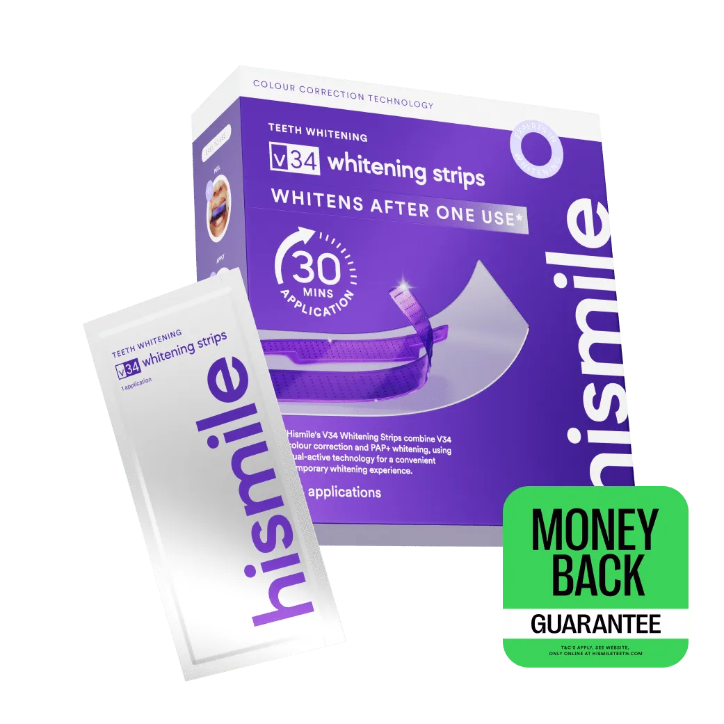 Hismile V34 strisce sbiancanti 14 applicazioni PAP+