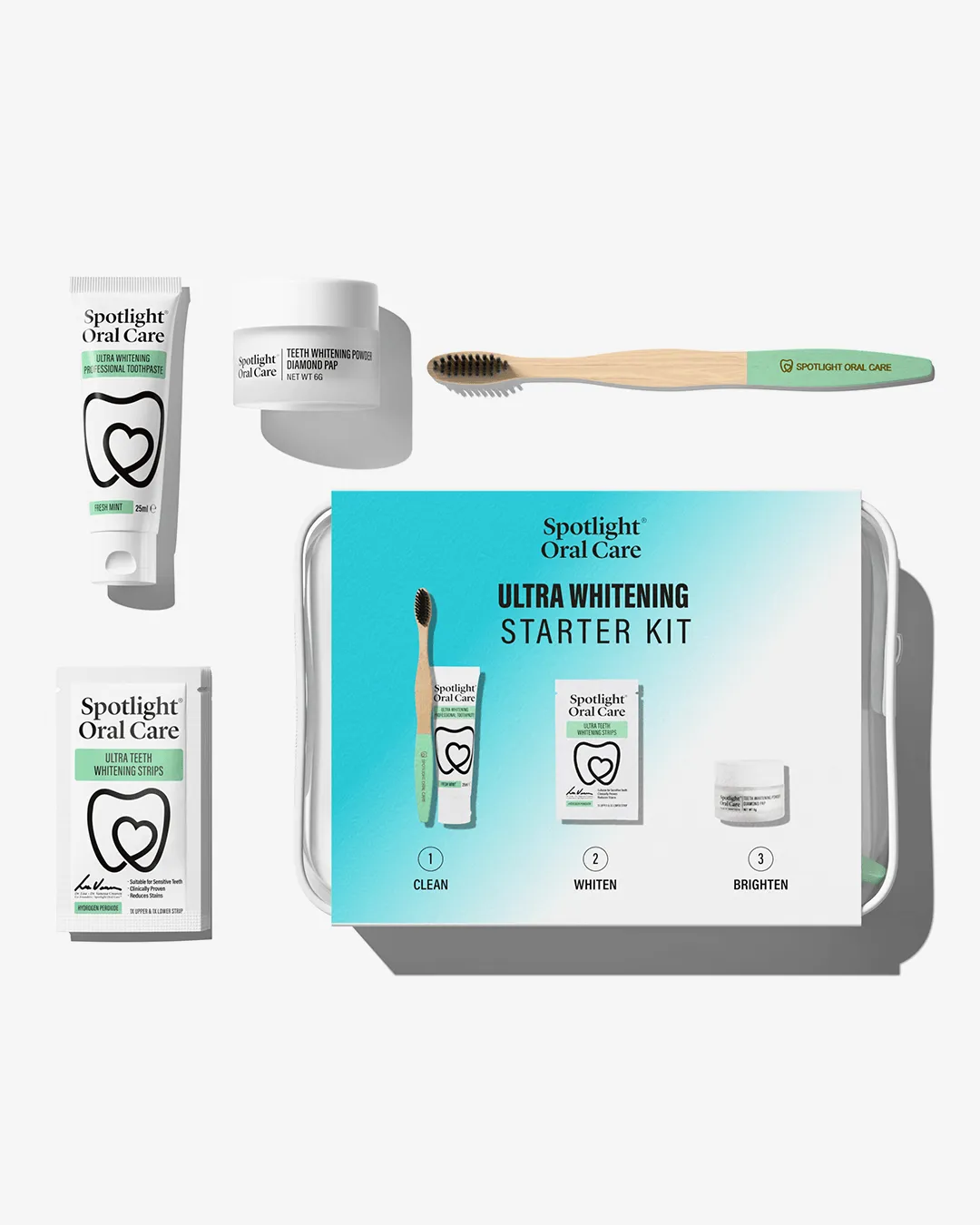 Spotlight Oral Care Ultra Whitening Starter Kit kit viaggio 5 pezzi