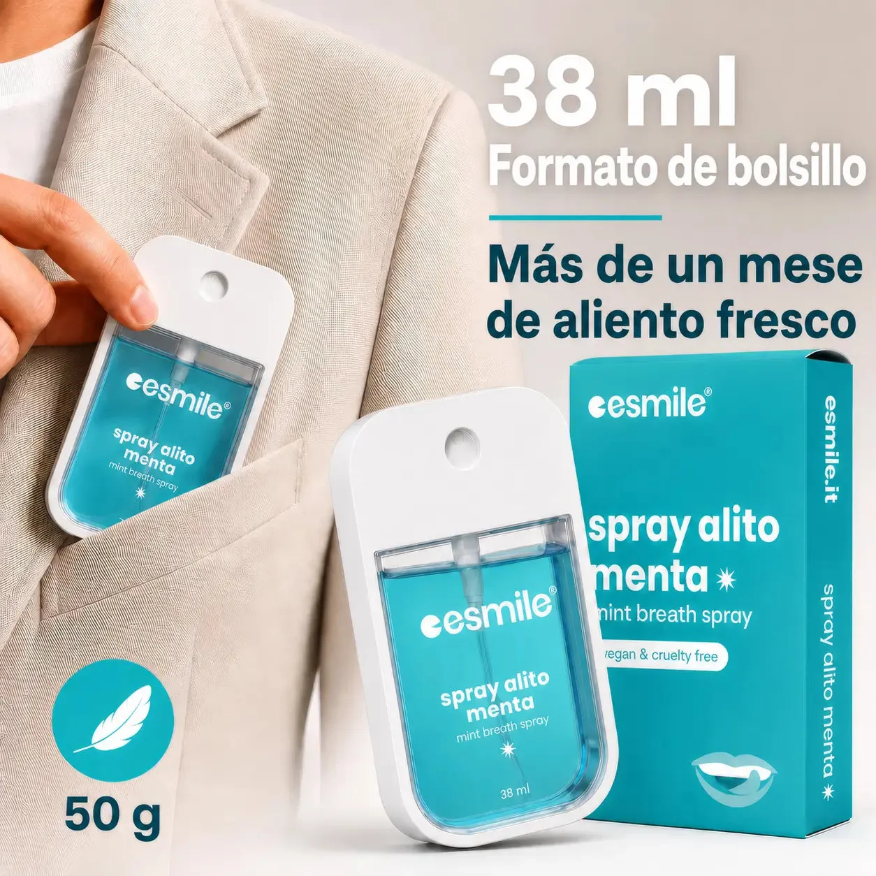 esmile Spray Alito Fresco 38ml Senza Alcol antibatterico
