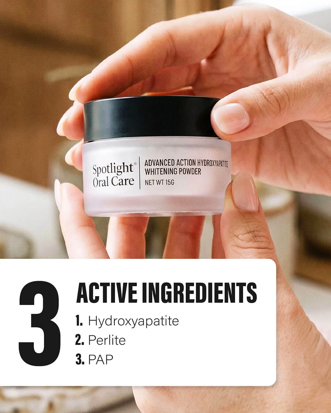 Spotlight Advanced Action polvere sbiancante idrossiapatite