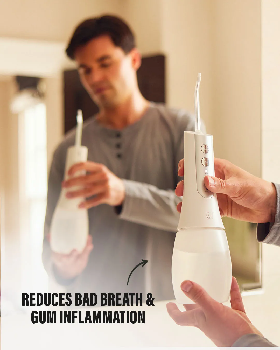Spotlight Oral Care Water Flosser idropulsore con sterilizzatore UV