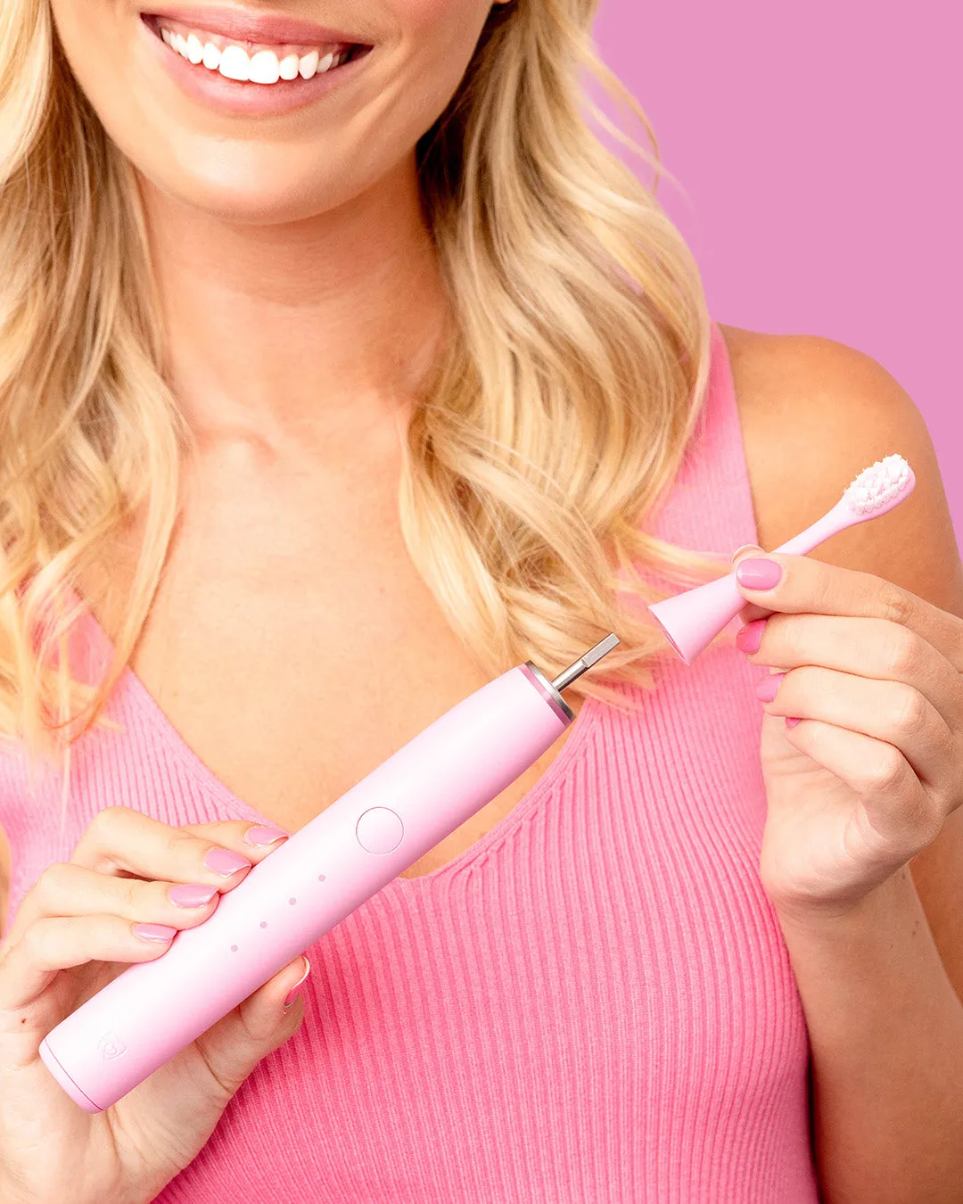 Spotlight Sonic Pro testine ricambio rosa 3 pz pulizia profonda