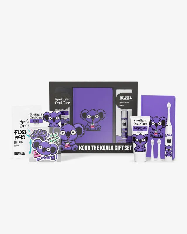 Spotlight Oral Care KoKo Koala spazzolino elettrico bambini set fragola