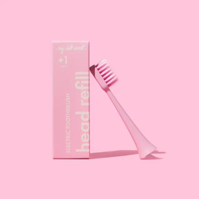 My White Secret Testina Spazzolino Elettrico Rosa setole delicate