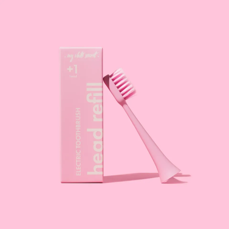 My White Secret Testina Spazzolino Elettrico Rosa setole delicate