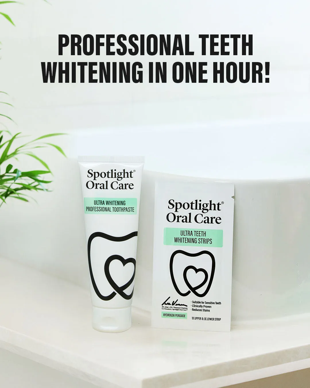 Spotlight Oral Care Ultra Strisce sbiancanti 14 giorni + dentifricio 75ml PAP