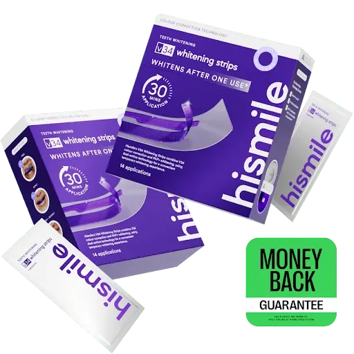 Hismile V34 strisce sbiancanti 28 applicazioni 2 pack PAP+