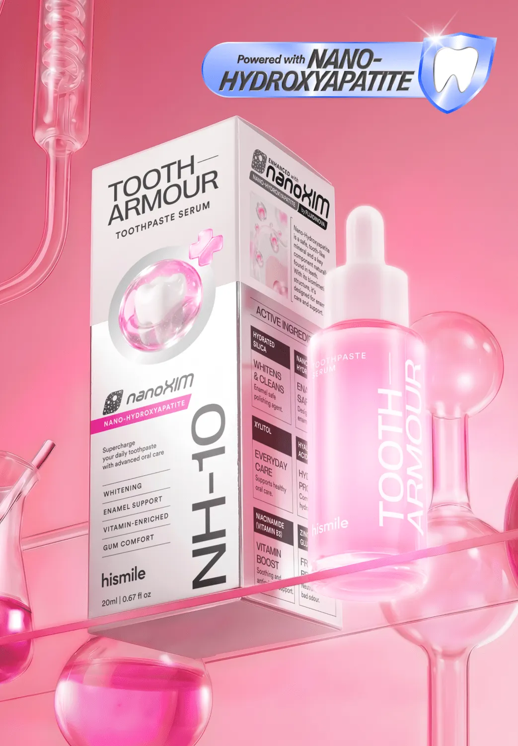 Hismile Tooth Armour siero dentifricio 1 pezzo nano-idrossiapatite