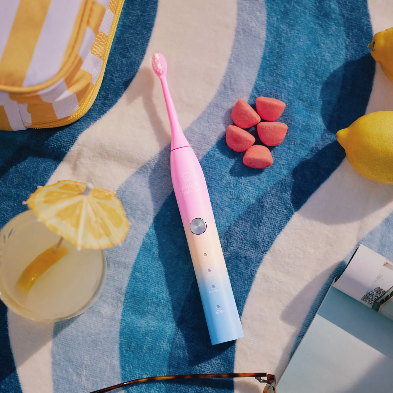 Spotlight Oral Care Sonic testine ricambio Cool Summer 3 pezzi