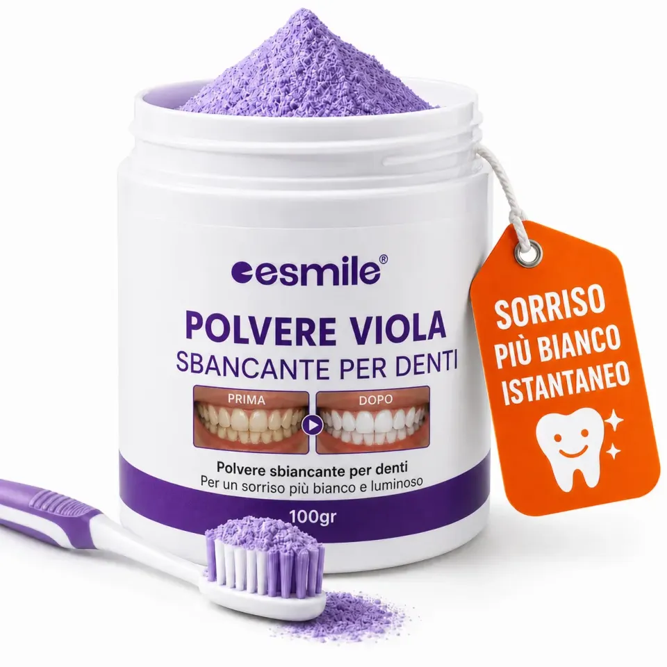 esmile carbone sbiancante viola 30 g senza perossido