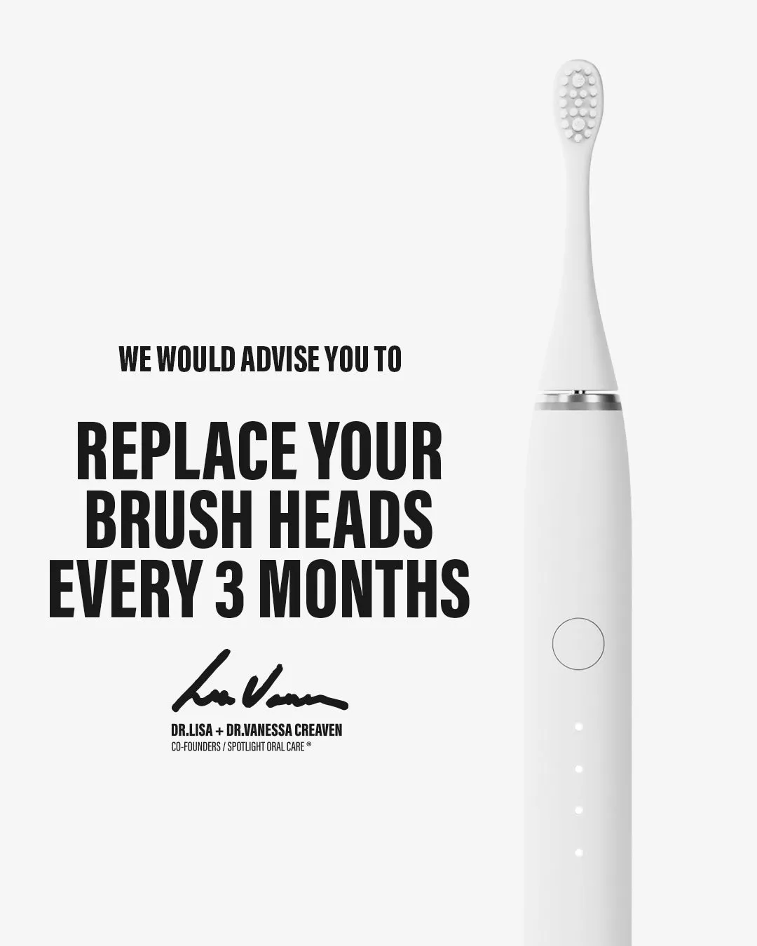 Spotlight Oral Care Sonic Pro testine ricambio bianco puro