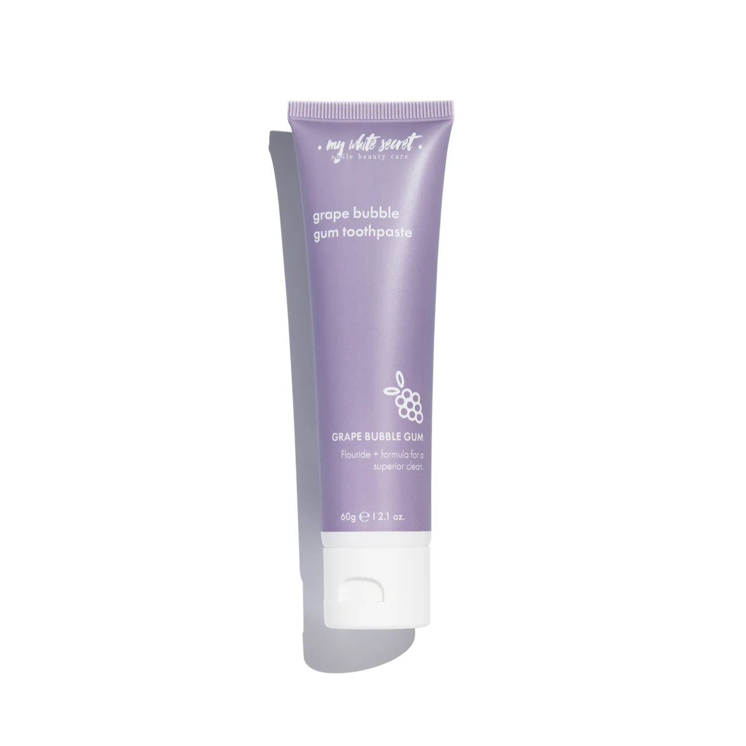 My White Secret Grape Bubblegum Toothpaste dentifricio uva