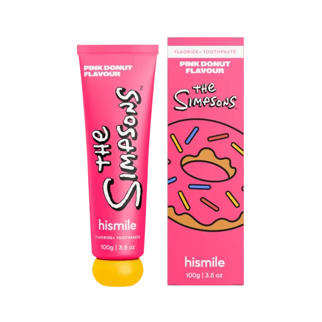 Hismile The Simpsons Dentifricio Pink Donut Gusto Ciambella