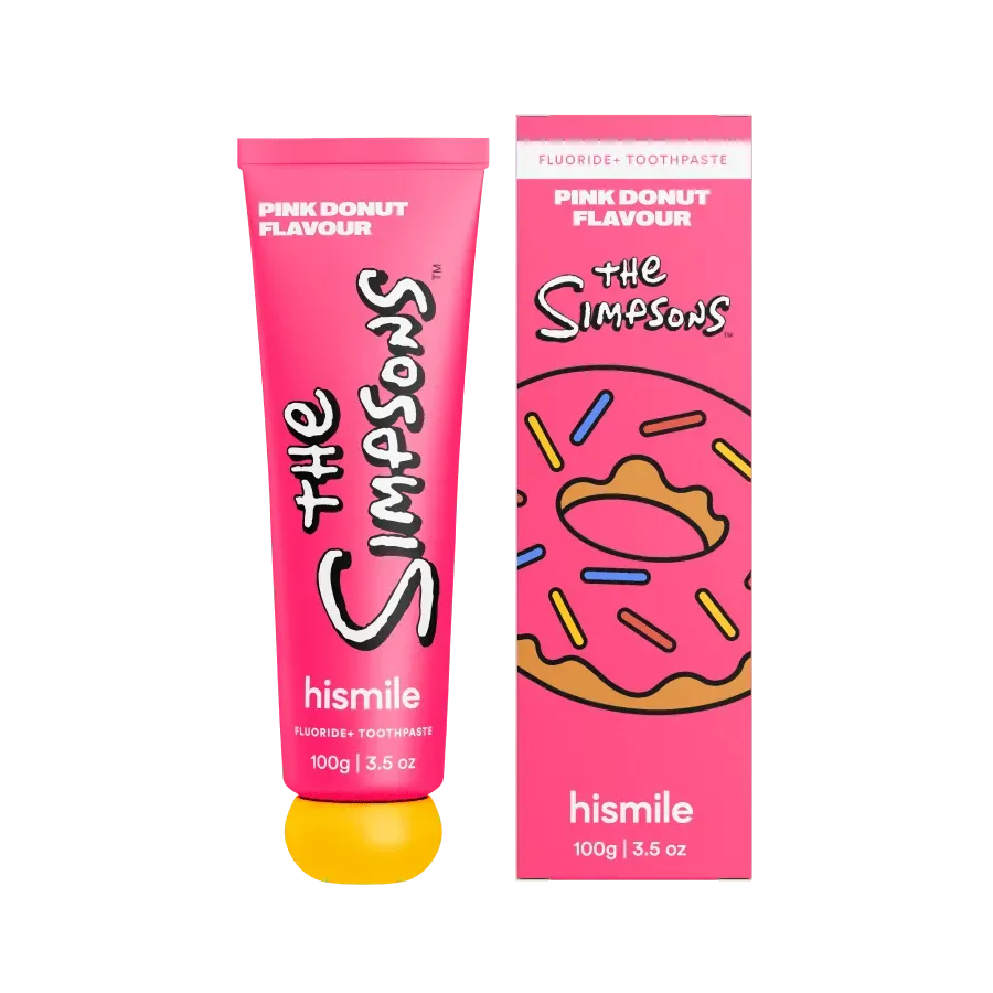 Hismile The Simpsons Dentifricio Pink Donut Gusto Ciambella